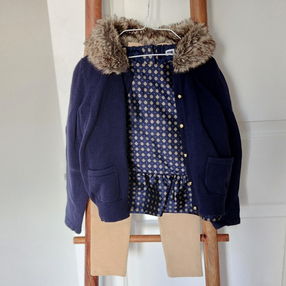 Janie and Jack pants, Top and sweater set